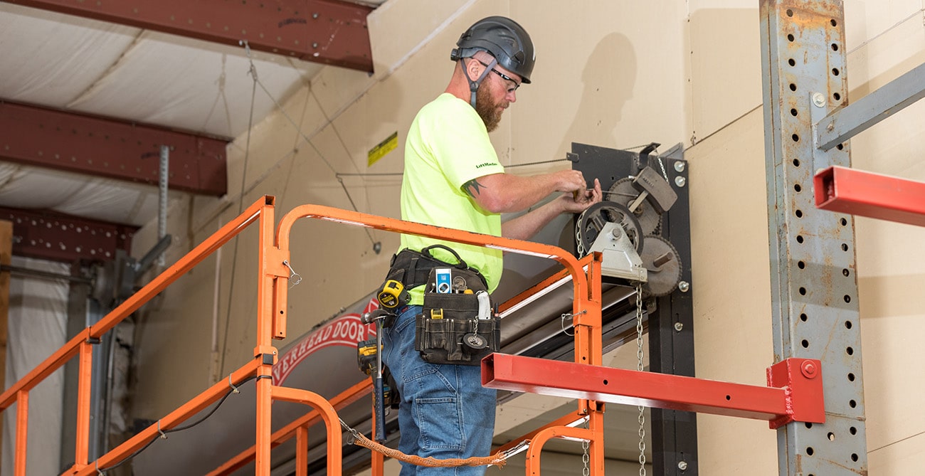 Installing a garage door