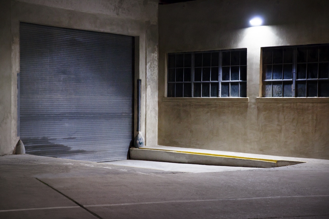 illuminated garage door