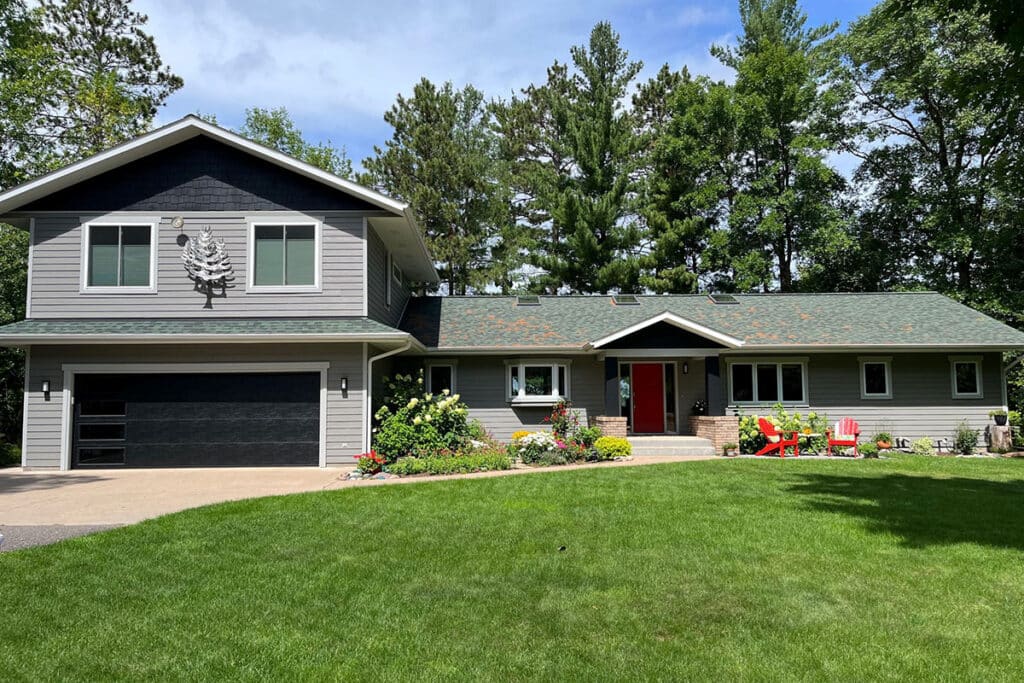 After garage door installation photo