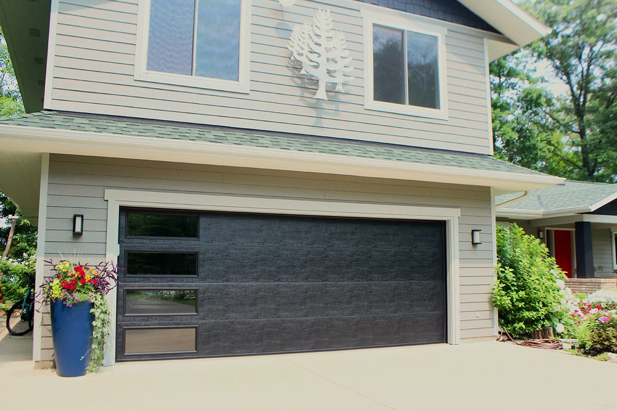 After garage door installation photo