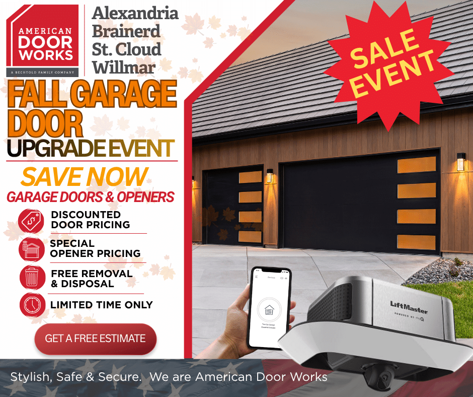 fall garage door sales event